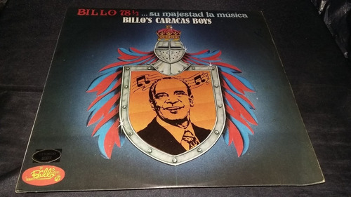 Billo's Caracas Boys 78 1/2 Su Majestad La Musica Lp Cumbia