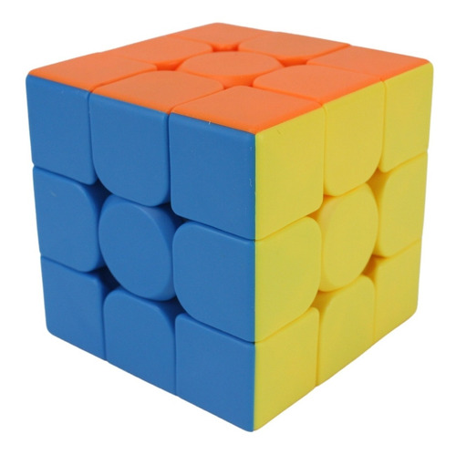Cubo Mágico 3x3x3 Profissional Livre De Adesivos Top