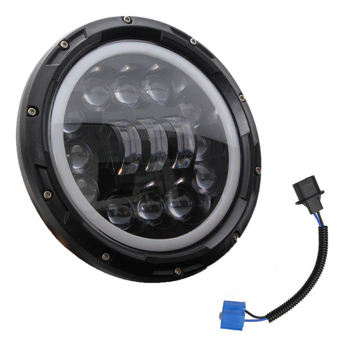 Faro Led Redondo C De 7 Pulgadas Y 400 W Para Jeep Tj L