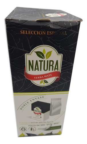 Yerba Mate Natura 3 Kg Selección Especial Oberá Misiones