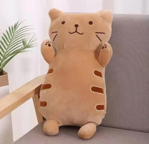 Imagen 3 de 4 de Peluche Almohada De Gato 50x24x18 Cm
