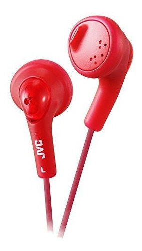 Jvc Haf160r Gumy Ear Bud Auriculares Rojo