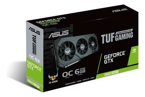 Placa De Vídeo Asus Nvidia Gtx 1660 Super Tuf Oc Edition 6gb (Usado)