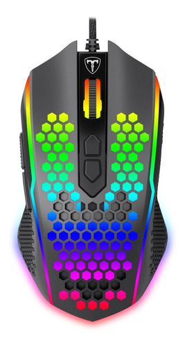 Mouse Gamer T-dagger Imperial T-tgm310rgb Black  7200 Dpi