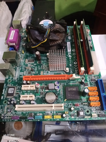 Combo Board Ecs G41 + Procesador Intel Xeon + 4gb Ram (Reacondicionado)