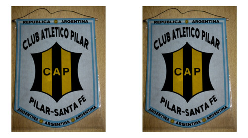 Banderin Chico 13cm Club Atletico Pilar Santa Fe