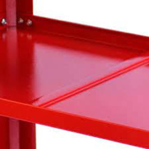 Imagem 3 de 3 de Carrinho Porta Ferramentas 3 Prateleiras Com Alca Vermelho