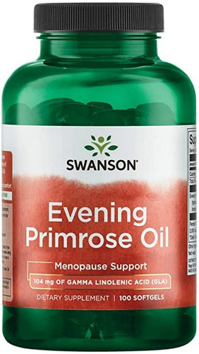 Evening Primrose Oil Aceite 100 Softgel Onagra Envio Gratis