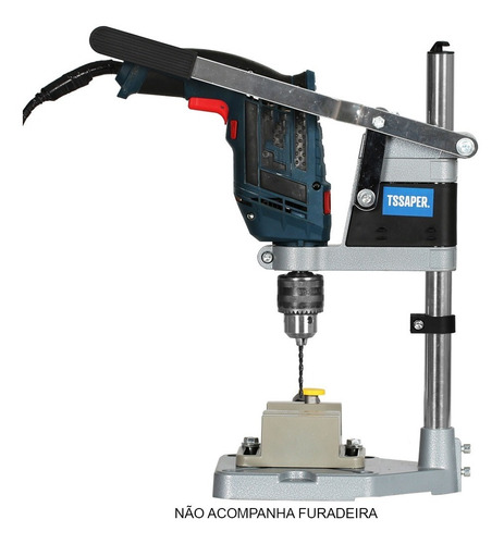 Suporte Para Furadeira 1/2 E 3/8 Manual C/ Morsa Ajustavel