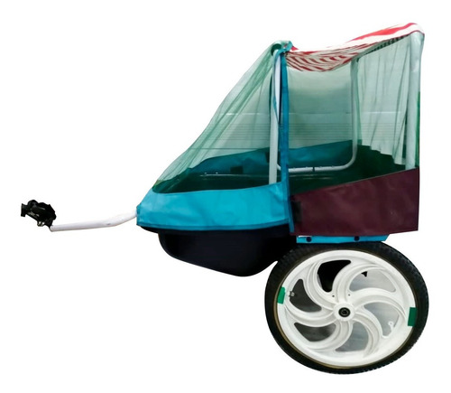 Carrito Trailer Remolque Para Bicicleta Para Niños O Mascota