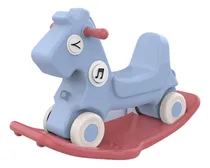 Comprar Caballo Mecedor Mini Mundo GHT180 2 en 1 montable para niños pequeños musical color azul
