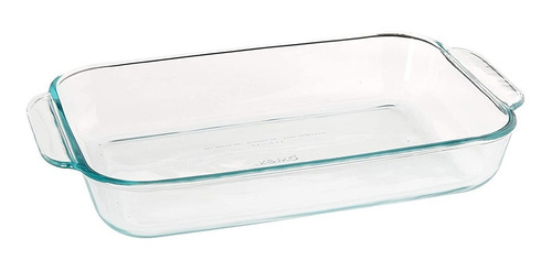 Fuente Rectangular Horno 2,8 Lt Pyrex Basics Vidrio Pettish