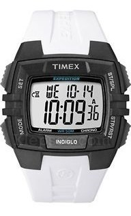 Timex Expedition Full Size Chrono Alarm Timer - Blanco