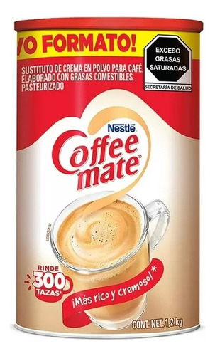 Sustituto De Crema Coffe Mate En Polvo 2 Piezas De 1.2kg C/u