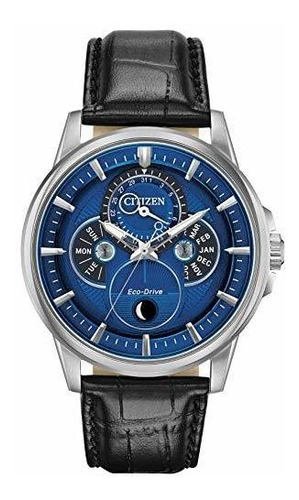 Citizen Calendrier Ecodrive Bu005002l Reloj De Cuarzo Azul C