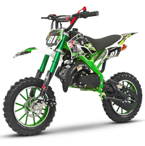 Mini Moto Cross 49cc Partida Manual 2 Tempos Verde | Parcelamento
