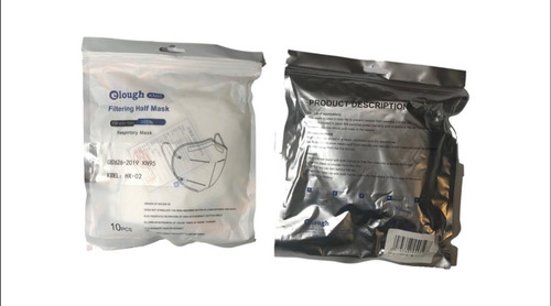 Imagem 8 de 8 de Kit 10 Máscara Respiratória Proteção Pff2 Kn95 Fda Anvisa