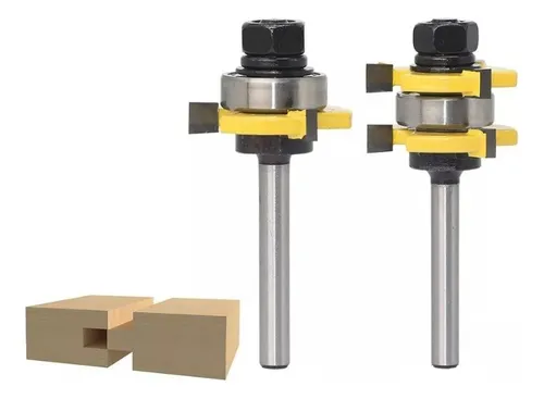 comprar Set De 2 Fresas Tupi 1\u002F4 Pulgada Para Ensamble - Fresadora