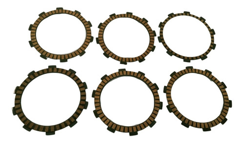 Imagen 4 de 5 de Kit De Pastas De Embrague Bajaj Original Para Pulsar 180 Ug
