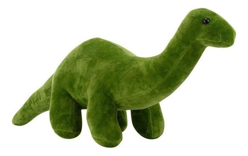 Pelúcia Dinossauro Pescoçudo Verde 37cm