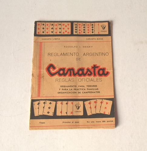 Reglamento Juego Canasta - Autor: Rodolfo Henry