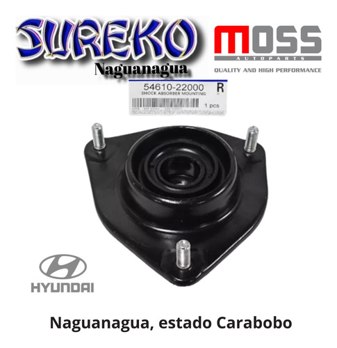 Base Amortiguador Delantera Hyundai Accent 