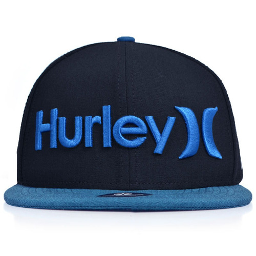 Boné Hurley Ocean Aba Reta Snapback Azul