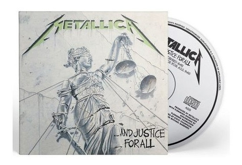 Metallica Justice For All Remastered Usa Import Cd Nuevo