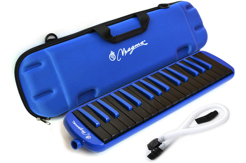 Melodica Piano Magma 32 Notas Azul-negra Con Estuche M3208