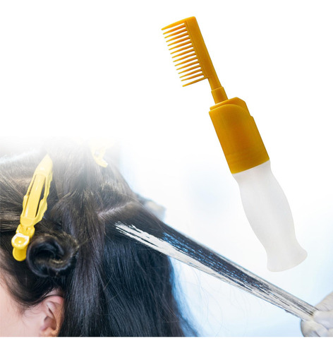 . Peine Aplicador De Cepillo For Teñir El Cabello, Botella