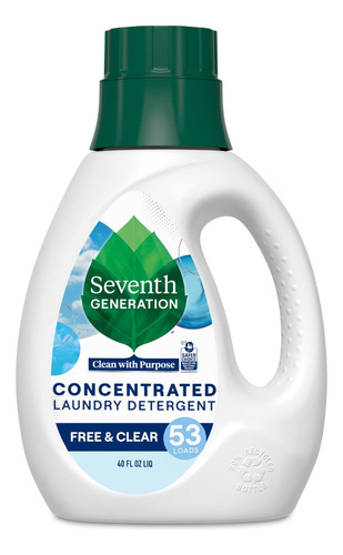 Seventh Generation Detergente Concentrado Para Ropa Sin Lqui