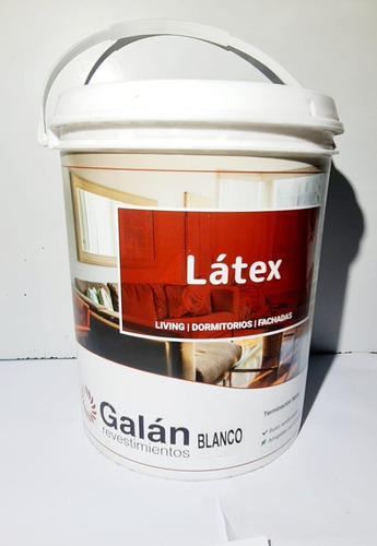 Pintura Galon Latex Blanco Mate Galan