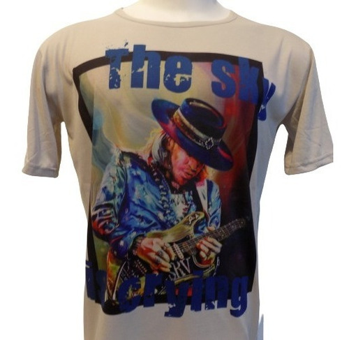 Remera De Steve Ray Vaughan The Sky Is Crying Que Sea Rock
