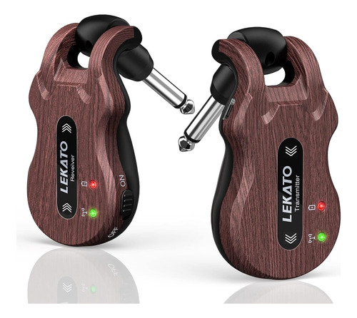 Lekato Sistema De Guitarra Inalámbrico 5.8 Receptor Transmis