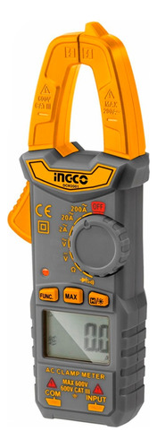 Set Tester Pinza Amperimetrica Detector Voltaje Ingco Dm3028