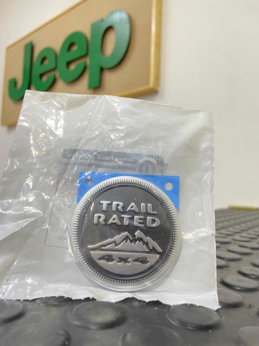 Emblema Trail Rated 4x4 Jeep Original Mopar