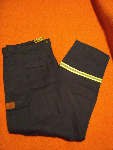 Pantalon De Trabajo Gaucho, Banda Refractaria, Talle 50