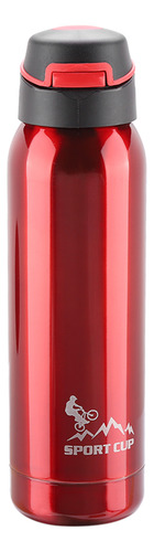 Botella De Acero Inoxidable De 500ml Taza Con Pajita