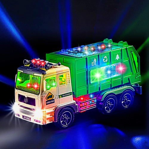 Zetz Brands Toy Garbage Truck, W/ Lights And Sound
