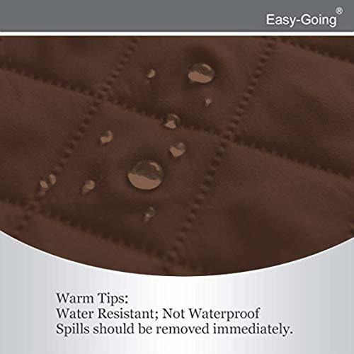 Funda Para Sofa Easy-going De Dos Plazas Color Cafe/marfil