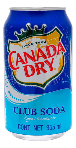 11 Pack Agua Mineralizada Canada Dry 355 Ml