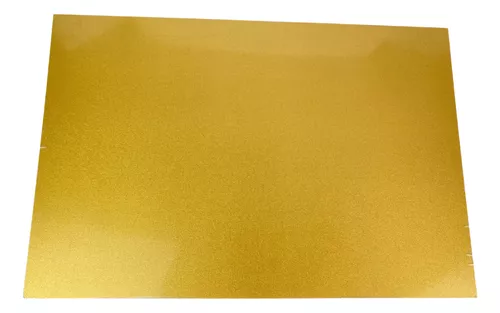 Placa identificativa de aluminio dorado calidad UNISUB - SEKAISA