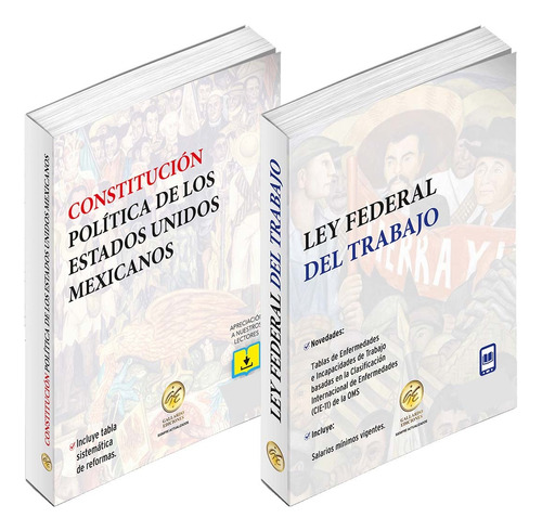 Constitución Política Eum | Ley Federal Del Trabajo Bolsillo