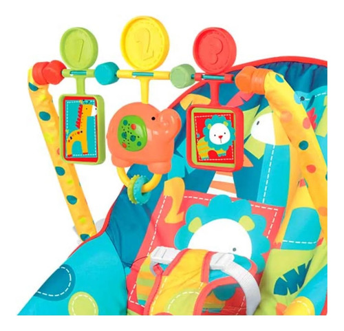 Cadeira Baby Com Móbile Até 18kg Azul Dmb6837 Guta Guti