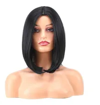 Comprar Peruca Curta 100% Orgânica Ombre Hair 40cm Corte Long Bob + Touca Cap Wig