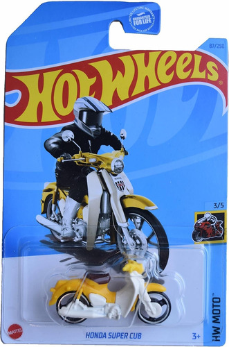 Juguete Fundido A Presión Mattel Hot Wheels Honda Super Cub