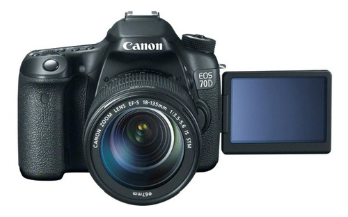 Camara Canon 70d 18-135mm Is Stm Kit Wifi + Gps