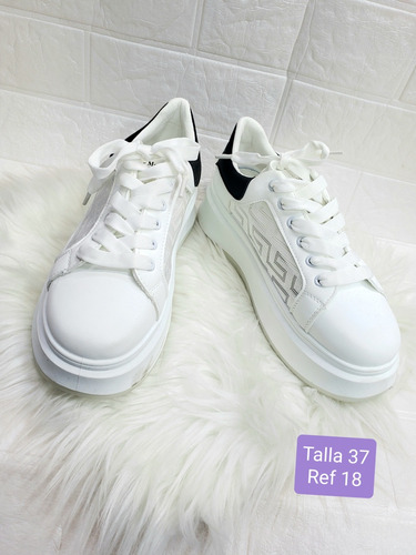 Zapatos Deportivos Blancos Dama Importados 