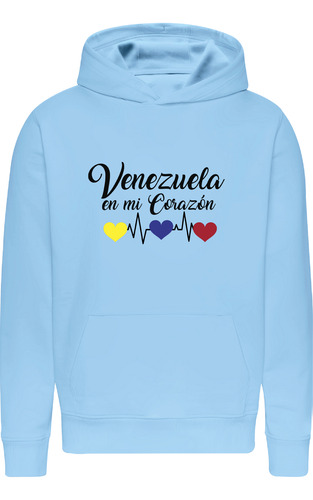 Poleron Venezuela En Mi Corazon - Libertad - Hasta El Final - Estampaking
