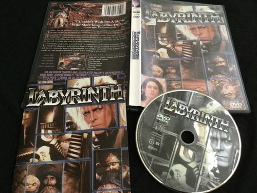 Laberinto David Bowie Jennifer Connelly Importada Dvd P